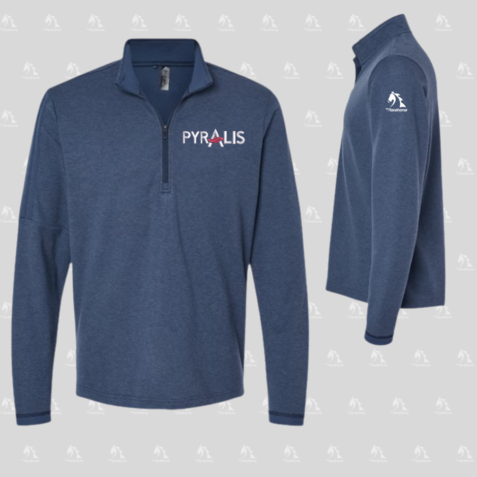 Pyralis - Adidas Men's 3-Stripes Quarter-Zip Sweater