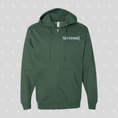 Load image into Gallery viewer, Nevermore Unisex Fleece Zip Hoodie
