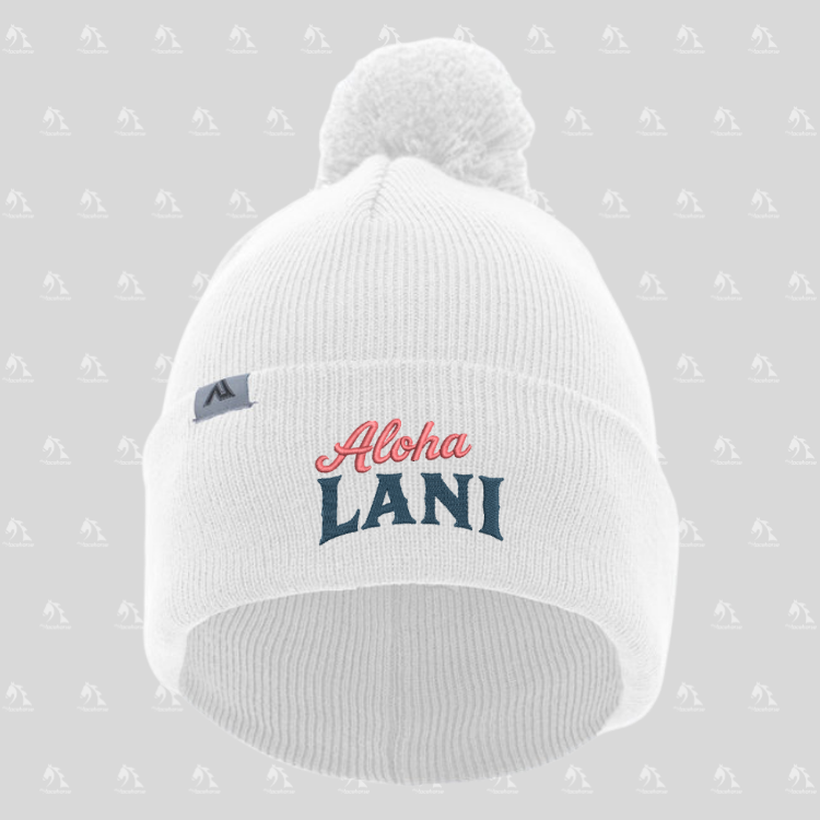 Aloha Lani Beanie with Pom-Pom