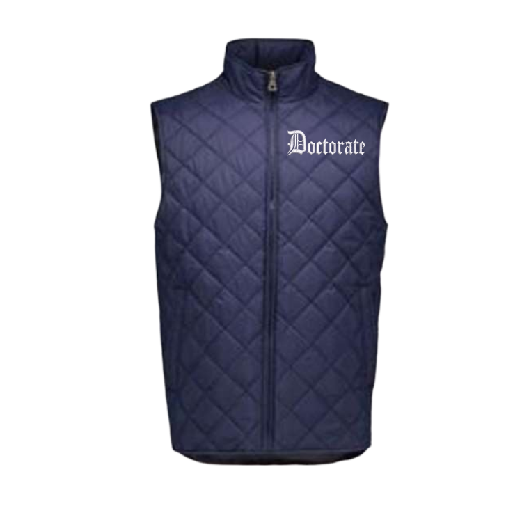 Doctorate Men's Quilted Vest