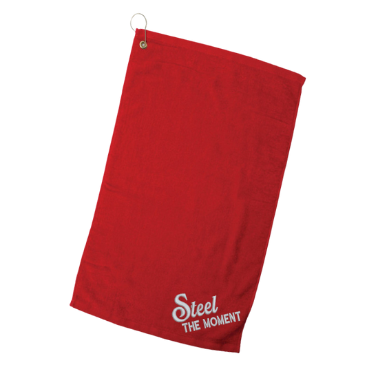 Steel the Moment Golf Towel