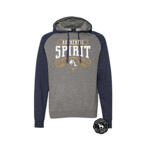 Authentic Spirit Raglan Hooded Sweatshirt