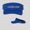 Load image into Gallery viewer, Conviction - Embroidered Sports Visor
