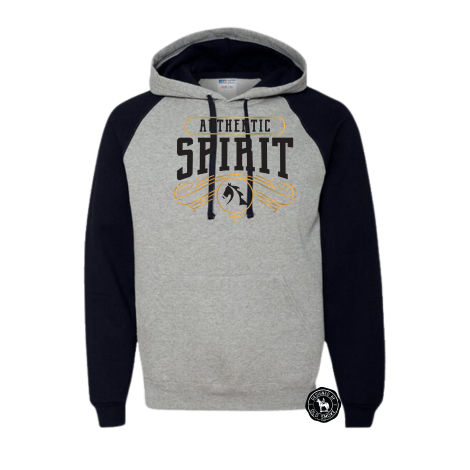 Authentic Spirit Raglan Hooded Sweatshirt