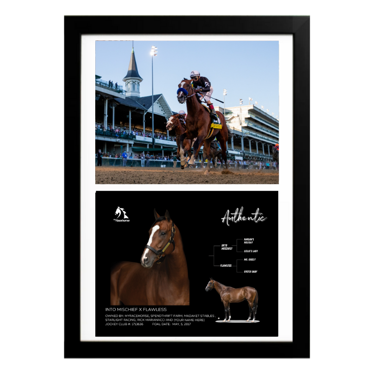 Authentic - Custom Kentucky Derby Photo / Owner Photo Collage