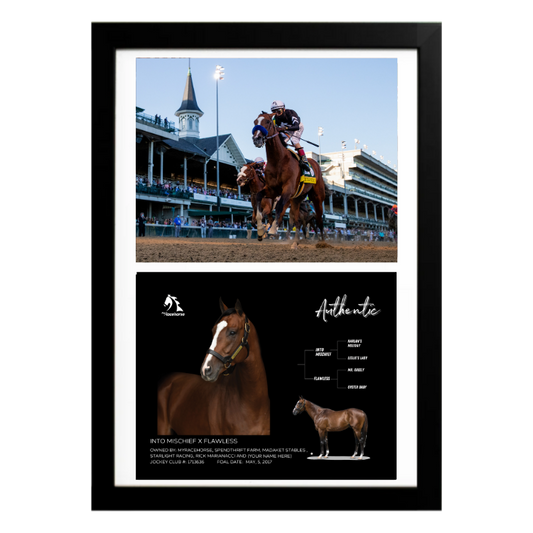 Authentic - Custom Kentucky Derby Photo / Owner Photo Collage