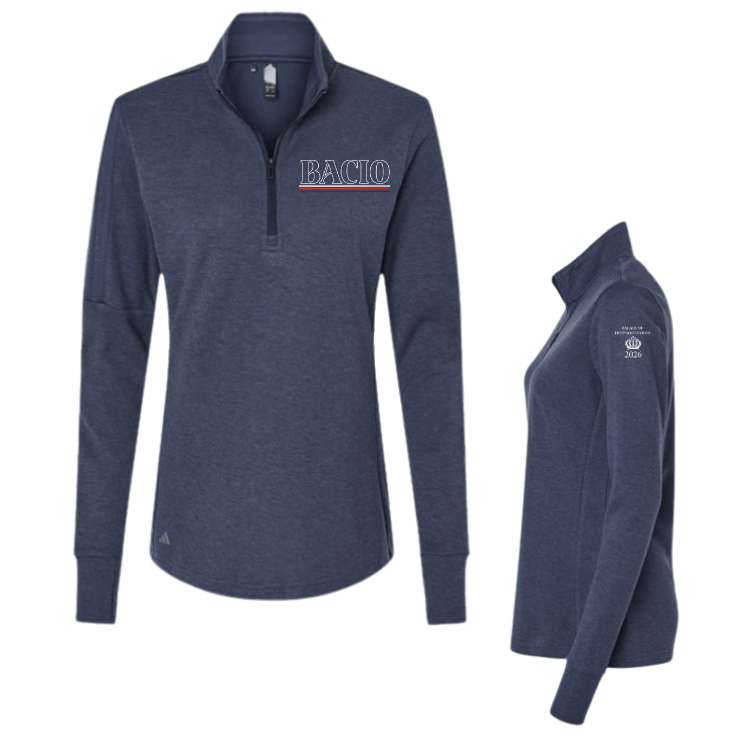 Bacio Palace of Holyroodhouse - Adidas Women's 3-Stripes Quarter-Zip Sweater