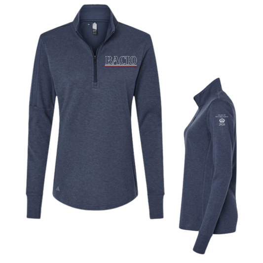 Bacio Palace of Holyroodhouse - Adidas Women's 3-Stripes Quarter-Zip Sweater