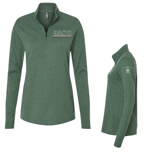 Bacio Palace of Holyroodhouse - Adidas Women's 3-Stripes Quarter-Zip Sweater