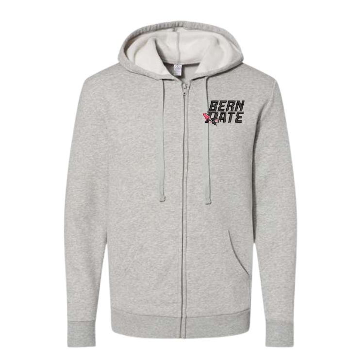 Bern Rate Unisex Fleece Zip Hoodie