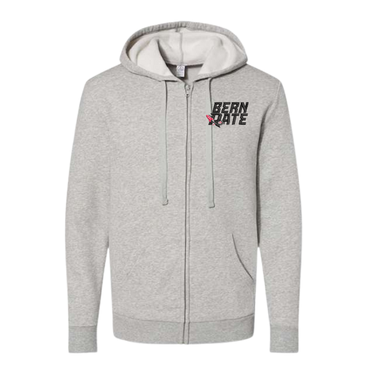 Bern Rate Unisex Fleece Zip Hoodie