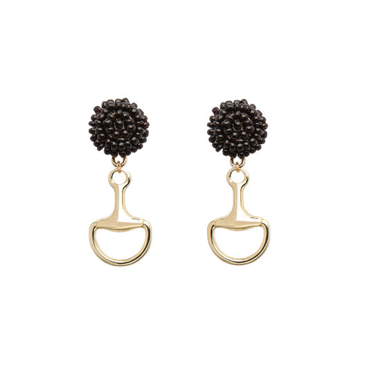 Deluxe Horsebit Earrings