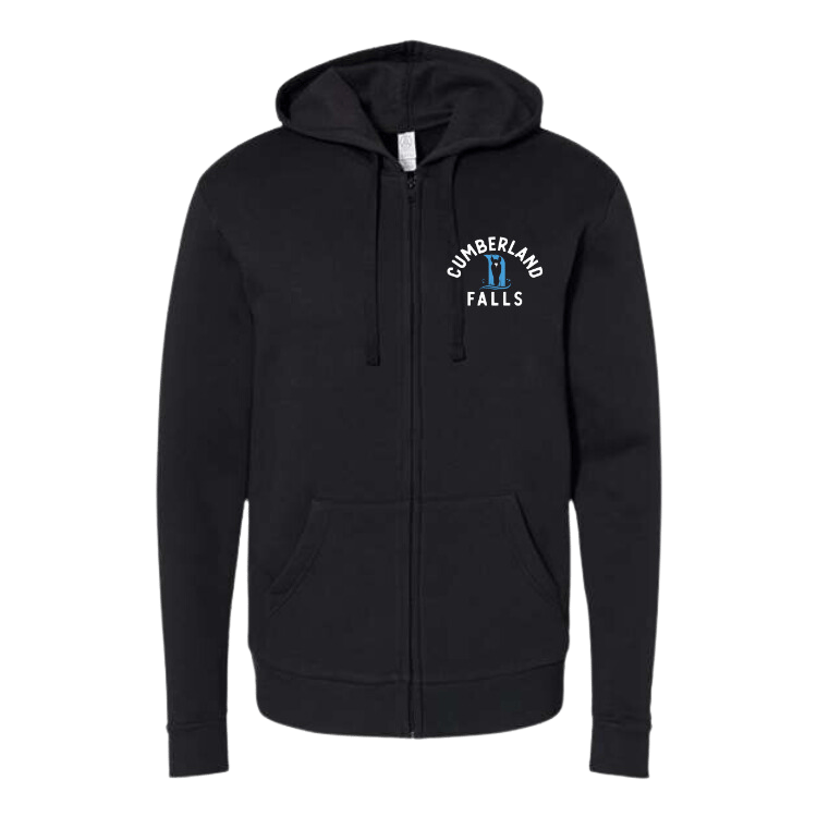 Cumberland Falls Unisex Embroidered Fleece Zip Hoodie