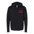 Load image into Gallery viewer, Here's the Kicker Unisex Embroidered Fleece Zip Hoodie
