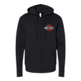 Load image into Gallery viewer, Hero Status Unisex Embroidered Fleece Zip Hoodie
