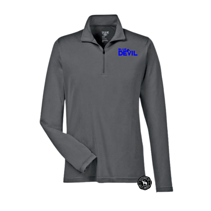 Blue Devil Men's 3/4 Zip Up Pullover