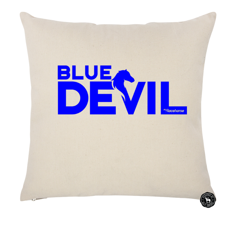 Blue Devil Throw Pillow Case