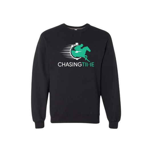 Chasing Time Graphic Crewneck Sweatshirt