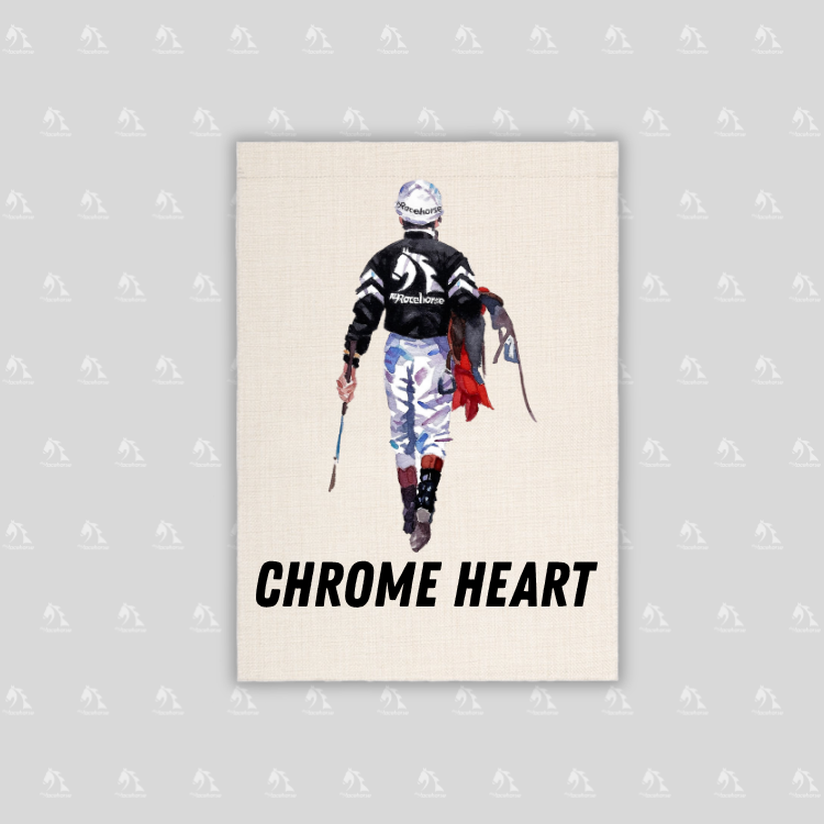 Chrome Heart Garden Flag