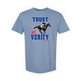 Load image into Gallery viewer, Trust but Verify Unisex - Comfort Colors Heavy Weight T-Shirt
