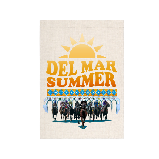 Del Mar Summer Garden Flag