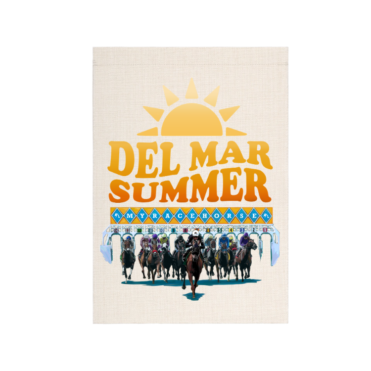 Del Mar Summer Garden Flag