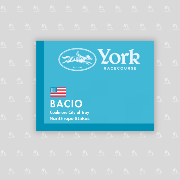 Bacio - Nunthorpe Stakes Replica Saddle Towel