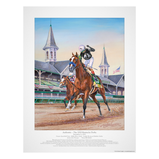 Authentic “ The 2020 Kentucky Derby Print"