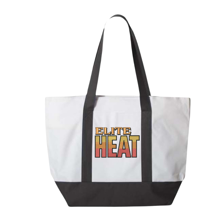 Elite Heat Embroidered Tote Bag