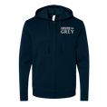 Load image into Gallery viewer, Seize the Grey Unisex Embroidered Fleece Zip Hoodie
