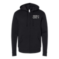 Load image into Gallery viewer, Seize the Grey Unisex Embroidered Fleece Zip Hoodie
