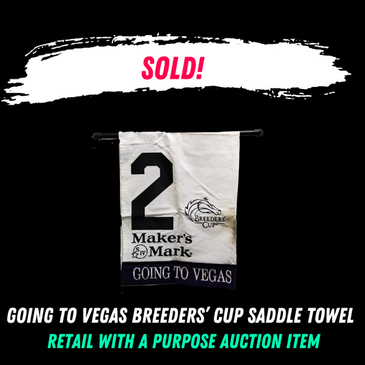 Going to Vegas 2022 Breeders’ Cup Saddle Towel