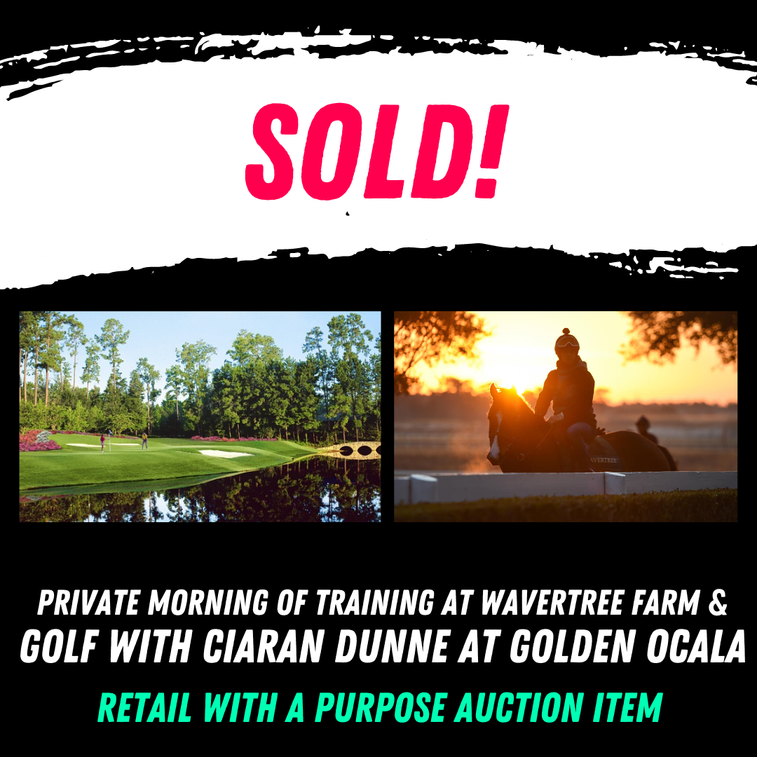 AUCTION ITEM - Private morning of training at Wavertree Farm and a round of golf at Golden Ocala Golf Course