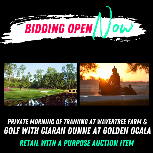 AUCTION ITEM - Private morning of training at Wavertree Farm and a round of golf at Golden Ocala Golf Course