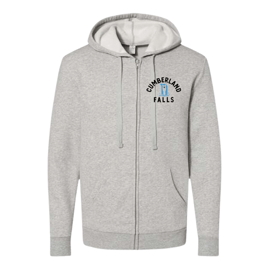 Cumberland Falls Unisex Embroidered Fleece Zip Hoodie