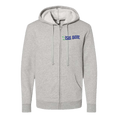 Load image into Gallery viewer, Isle Blue Unisex Embroidered Fleece Zip Hoodie
