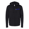 Load image into Gallery viewer, Isle Blue Unisex Embroidered Fleece Zip Hoodie
