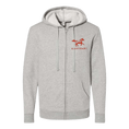 Load image into Gallery viewer, Kanthari Unisex Embroidered Fleece Zip Hoodie
