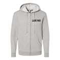 Load image into Gallery viewer, Lane Way Unisex Embroidered Fleece Zip Hoodie
