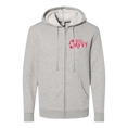 Load image into Gallery viewer, Real Savvy Unisex Embroidered Fleece Zip Hoodie
