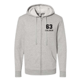 Load image into Gallery viewer, Sixtythreecaliber Unisex Embroidered Fleece Zip Hoodie
