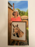Load image into Gallery viewer, Hand-Crafted Horse Cross-Stitch
