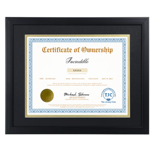 Incredible Certificate of Ownership