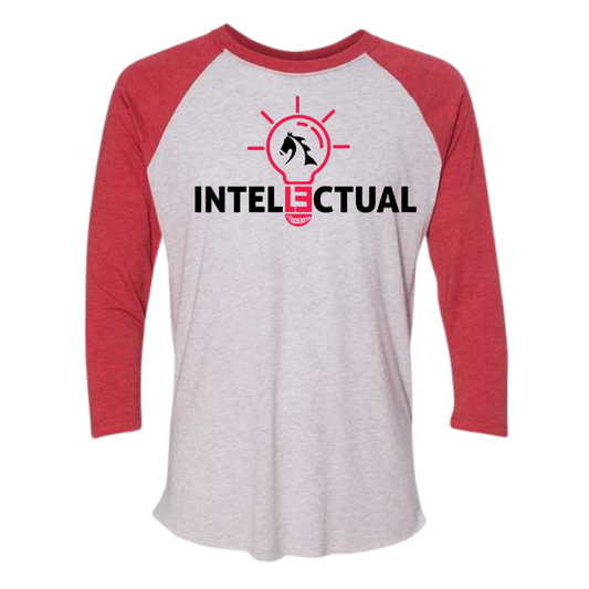 Intellectual Unisex 3/4 Sleeve Raglan T-Shirt