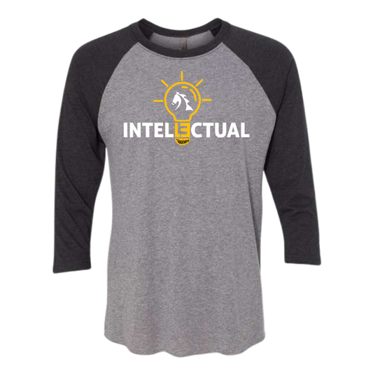 Intellectual Unisex 3/4 Sleeve Raglan T-Shirt