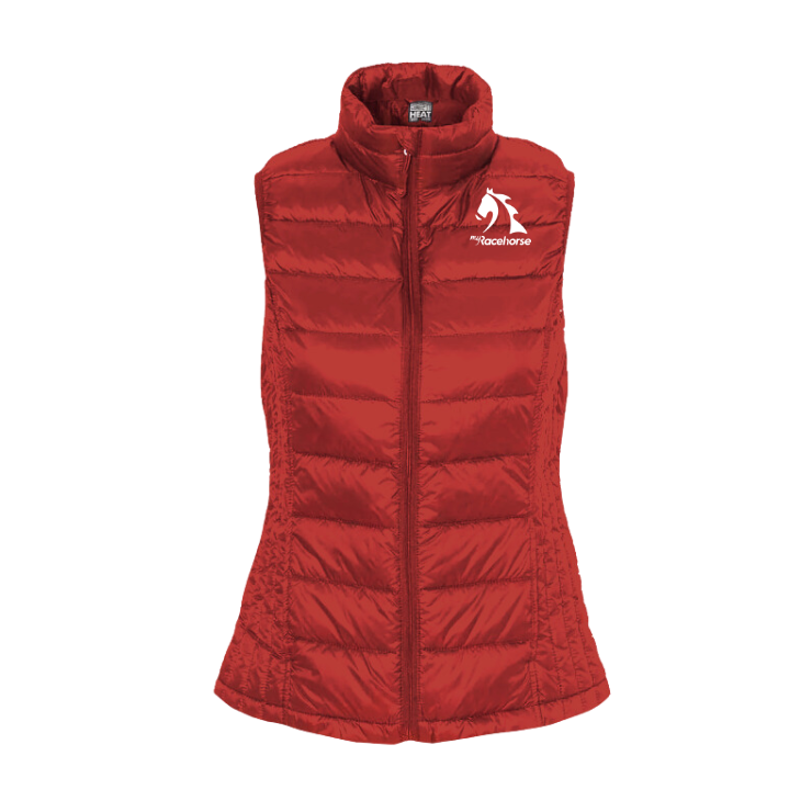 Women's MyRacehorse Embroidered Packable Vest