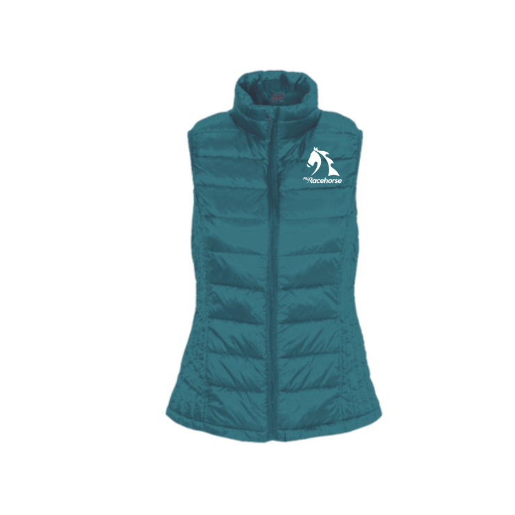 Women's MyRacehorse Embroidered Packable Vest