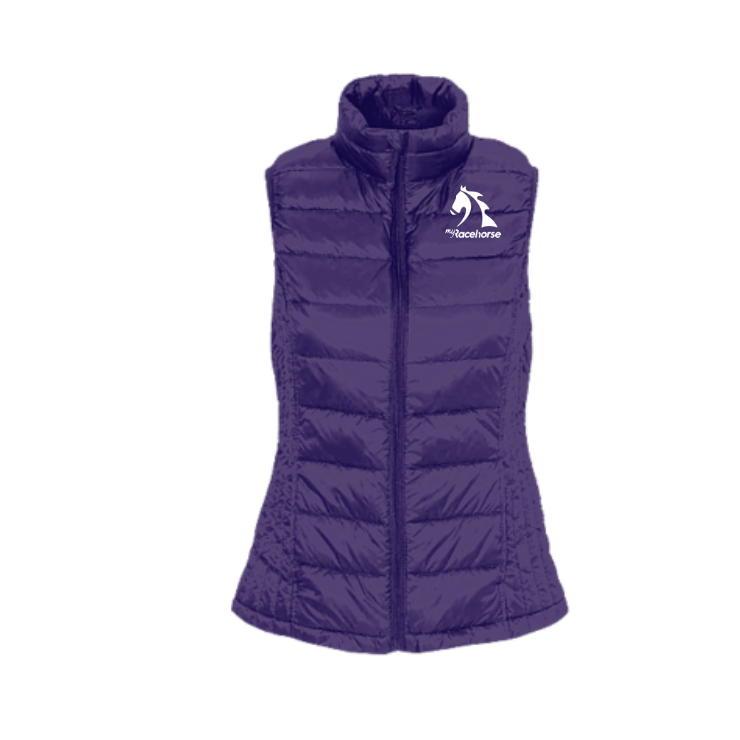 Women's MyRacehorse Embroidered Packable Vest