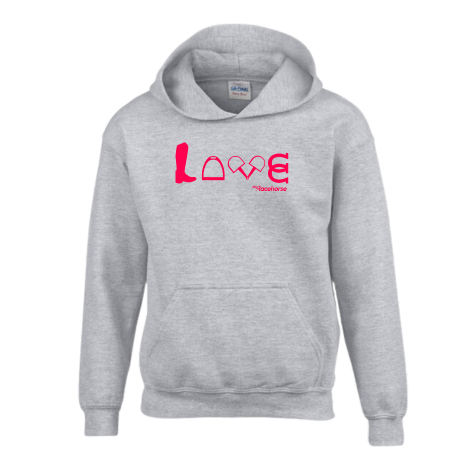 Valentine's Day Kids Hooded Sweatshirt