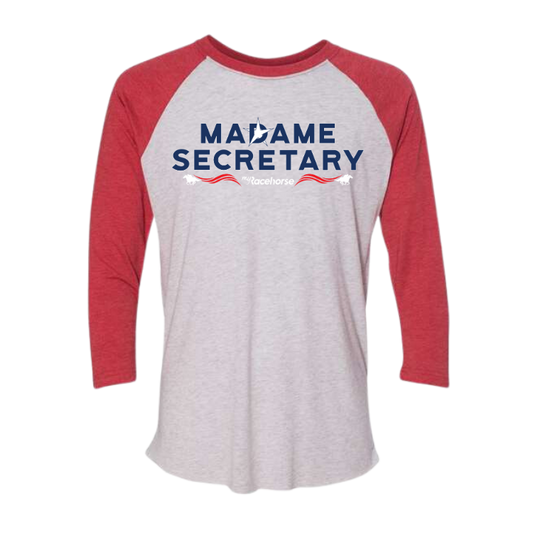 Madame Secretary Unisex 3/4 Sleeve Raglan T-Shirt